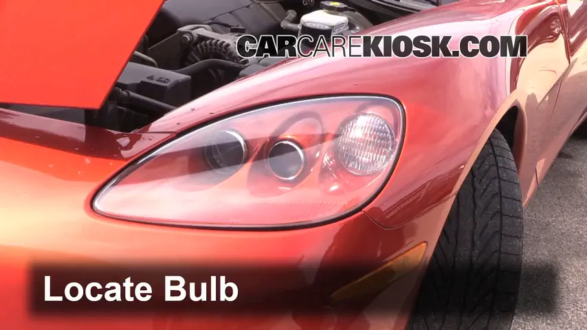 2006 Chevrolet Corvette 6.0L V8 Convertible Lights Turn Signal - Front (replace bulb)
